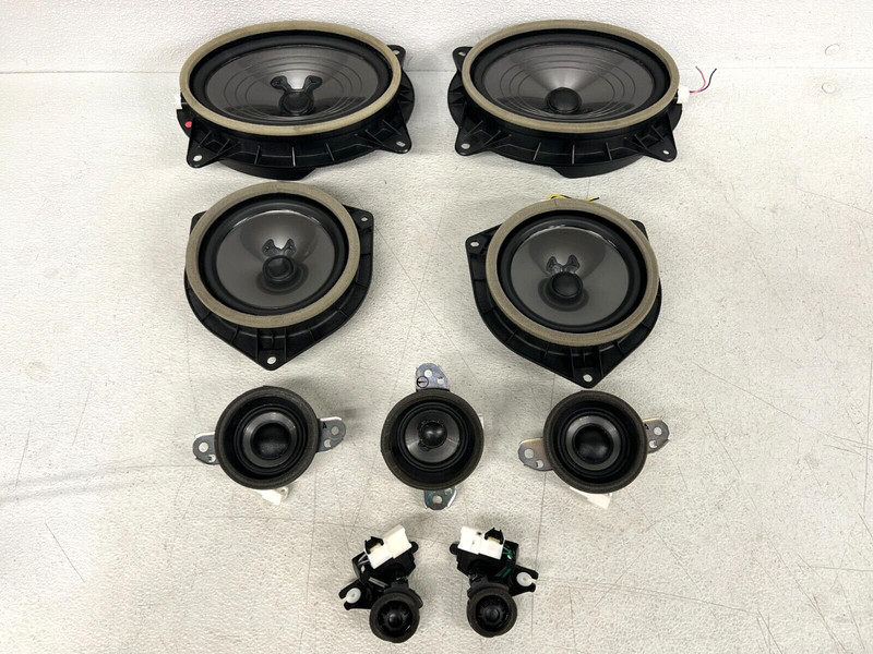 ⭐2010-2023 LEXUS GX460 INTERIOR SPEAKER SUBWOOFER TWEETER SET OF 9 OEM LOT2450