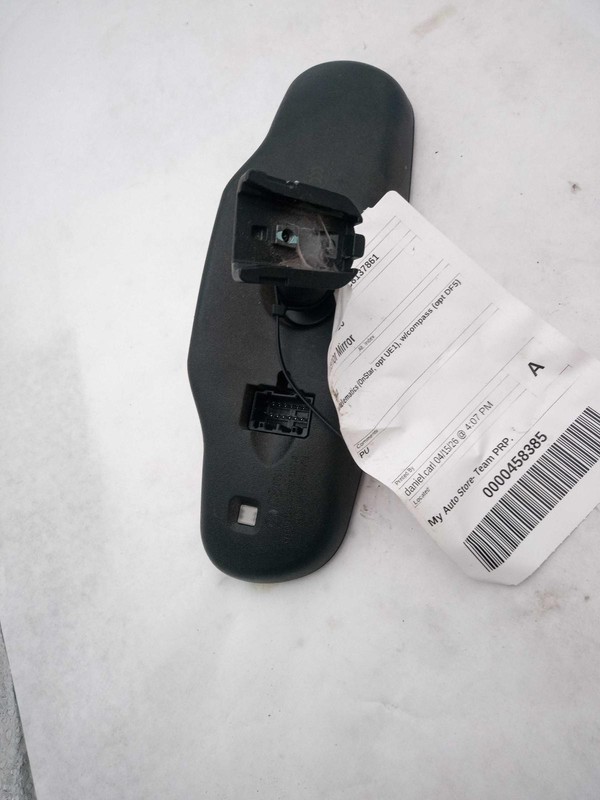 2012 Chevrolet Colorado OEM Interior Rear View Mirror Black 15269045 Used