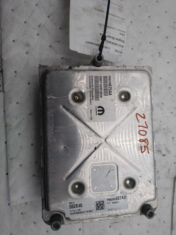 2019 Jeep Cherokee Engine Control Module ECM 3.2L OEM 68328875AA 147k Miles