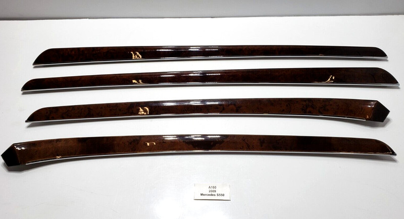 ✅ 07-09 OEM Mercedes W221 S550 Front Rear Right Left Door Panel Trim SET Of 4
