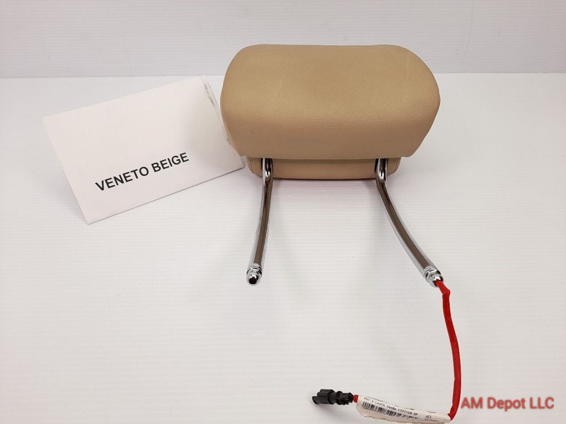2012 BMW 535i 550i GT F07 F10 Front Headrest Basic Active Veneto Beige 7236828