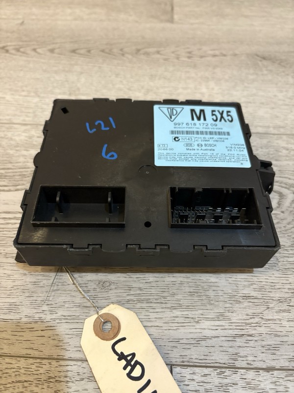 2005 Porsche 911 Boxster Theft Locking Control Module Immobilizer