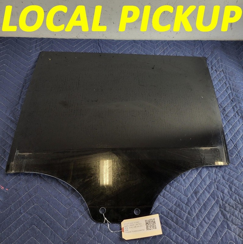 Used Oem Ford Left Driver Rear Door Window Glass for 2020-2025 Explorer