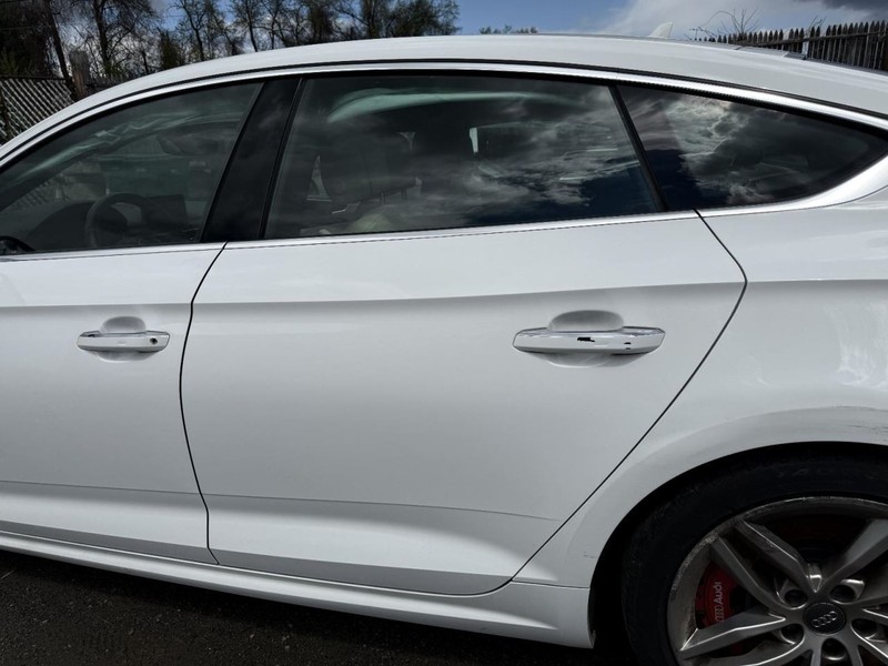 2018-2023 Audi A5 Left Driver Side Rear Door White