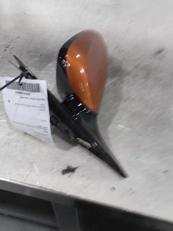 2016 Hyundai Veloster Left Door Mirror Orange OEM 287032 Used Blemishes