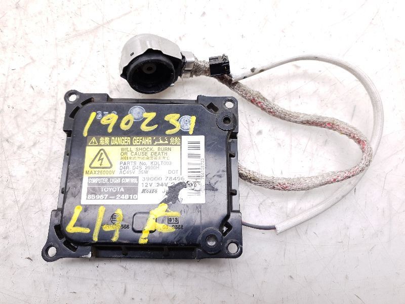 06-09 TOYOTA PRIUS 1.5L FWD AT CHASSIS ECM HEADLAMP COMPUTER CONTROL MODULE