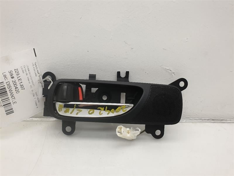 2007 LEXUS IS250 DRIVER SIDE REAR INTERIOR DOOR HANDLE ASSEMBLY