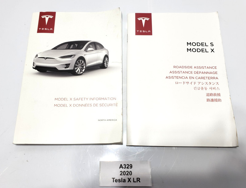 ✅ 2020 OEM Tesla Model X Long Range Owners Manual Maintenance Book