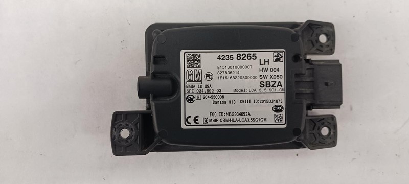 2017 BUICK ENCORE radar unit blind spot control module 42358265 OEM 17
