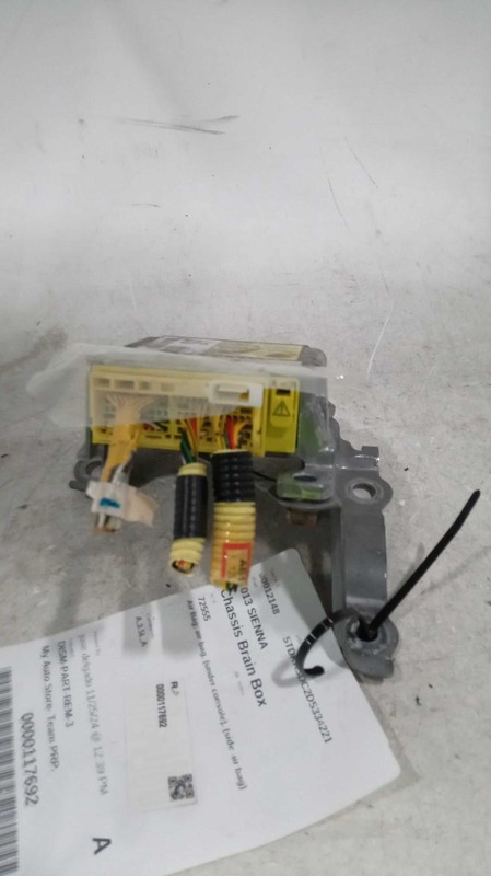 Used Air Bag Module fits: 2013 Toyota Sienna Air Bag air bag under console side