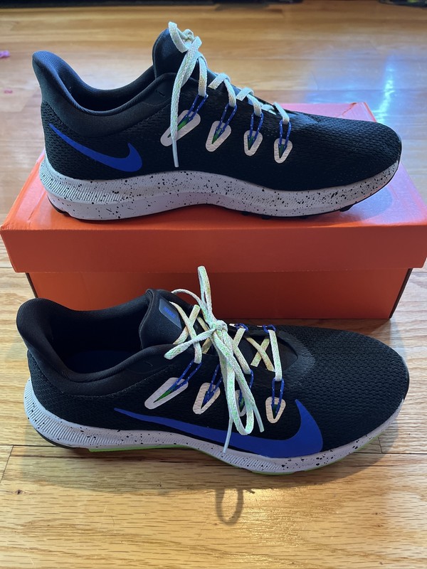 Nike Mens Quest SE (CJ6185-001) Running Sneakers sz 8.5 Black Blue desert
