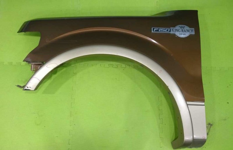 09 10 11 12 13 14 FORD F150 CREW CAB LEFT FRONT FENDER W/ LIP MOULDING BS-278