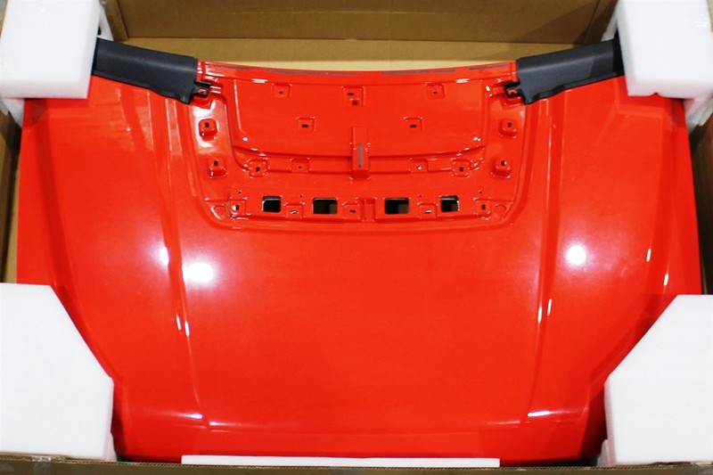 21-23 Ford F150 Raptor Hood Orange ML3Z16612B New Take Off OEM