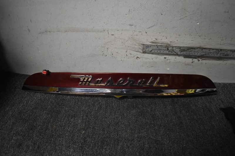 MASERATI REAR BUMPER EMBLEM FACTORY OEM