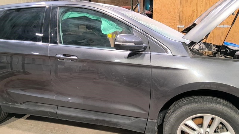 Passenger Front Door Tempered Glass Fits 15-24 EDGE 3654736