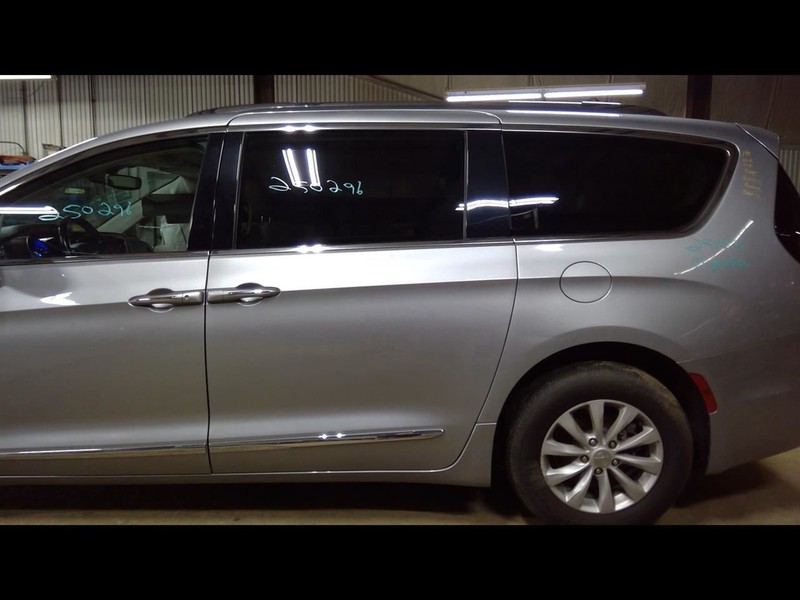 Driver Rear Side Door Movable Tempered Glass Fits 17-23 PACIFICA 1638178