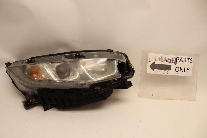 2016-2020 HONDA CIVIC RIGHT PASSENGER SIDE HEADLIGHT HALOGEN HEADLAMP OEM
