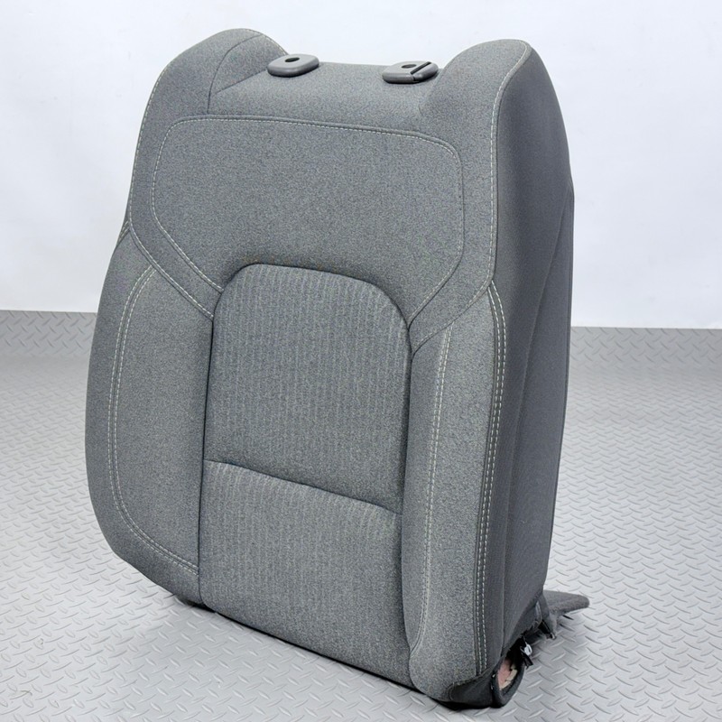 ✅ 2019-26 RAM 1500 5th OEM FRONT LEFT HEATED CLOTH SEAT UPPER BACK CUSHION Gray