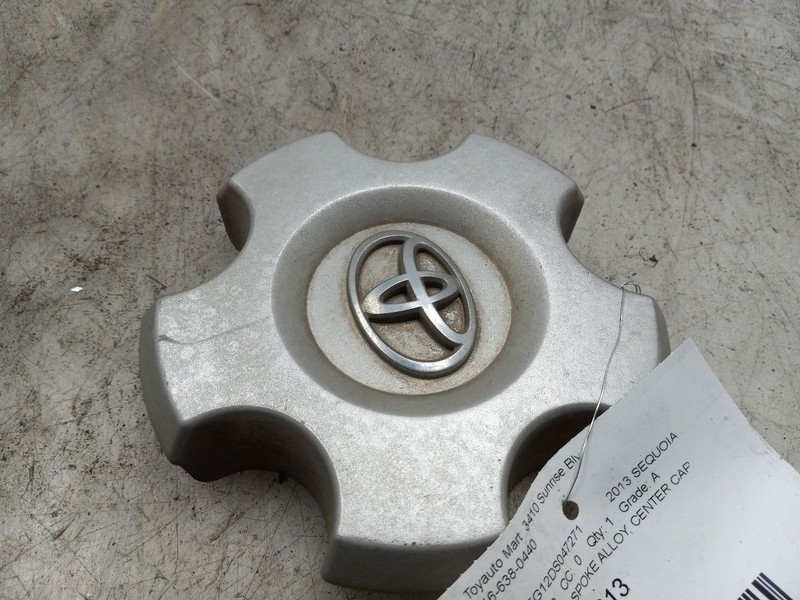 13 TOYOTA SEQUOIA 18X8 5 SPOKE ALLOY CENTER CAP
