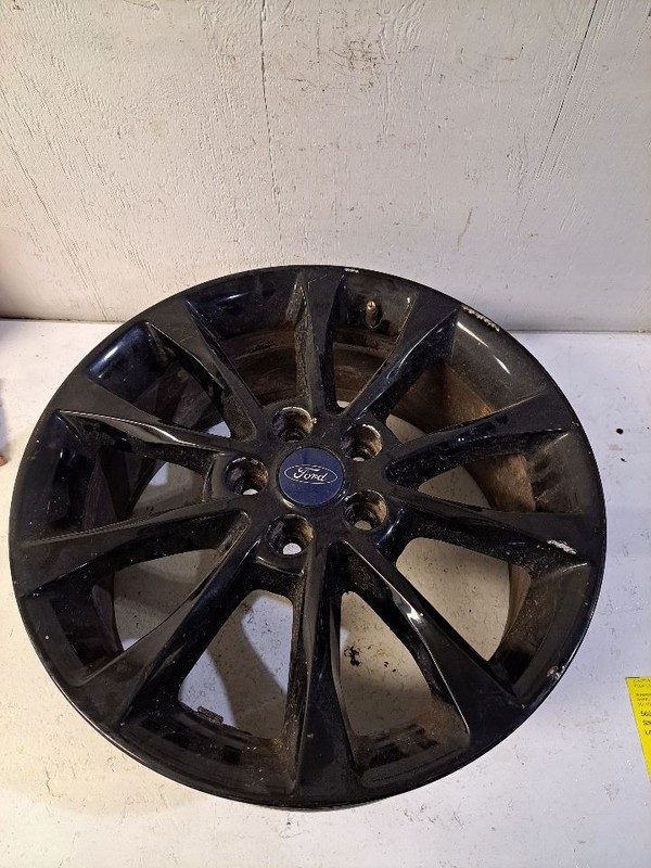 2017 Ford Fusion Wheel Rim 17x7-1/2 Aluminum 10 V Spoke Painted Black
