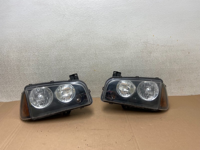 2007 to 2010 Dodge Charger Left+Right Set Side Headlights X9207 DW