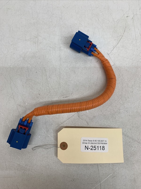 12-16 TESLA MODEL S HIGH VOLTAGE DC-DC CABLE WIRING WIRE HARNESS OEM 25118 B147