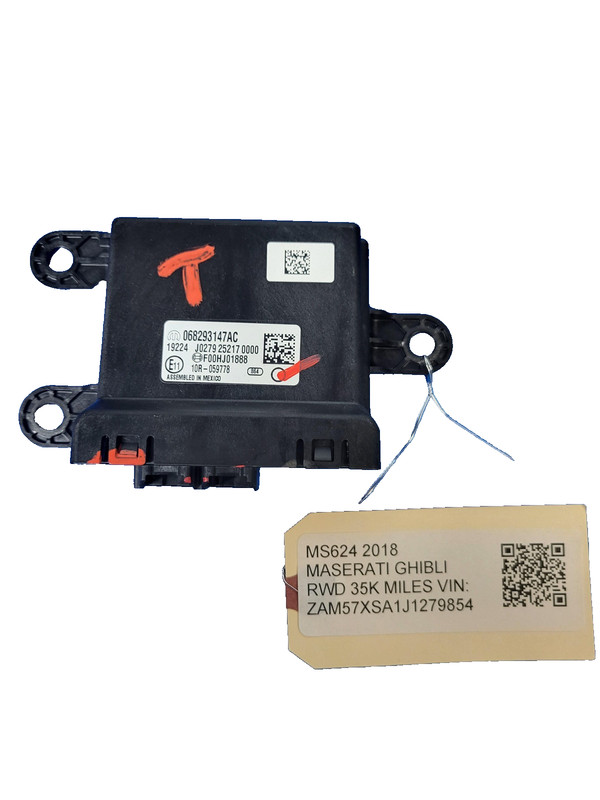Used Oem Maserati Gateway Control Module for 2014-2019 Ghibli Base 3.0L RWD