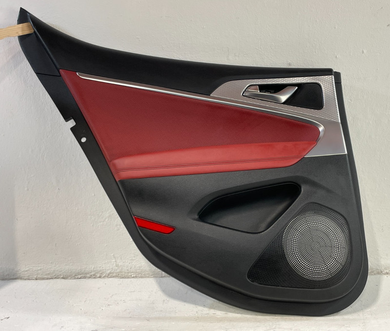 2022 - 2023 GENESIS G70 REAR LEFT DRIVER SIDE DOOR TRIM PANEL BLACK # 101059