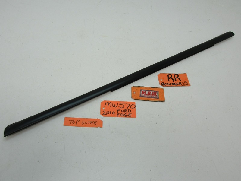 RIGHT REAR DOOR PANEL TOP OUTER MOLDING GLASS WINDOW BELT STRIP SEAL RR RH R FOR