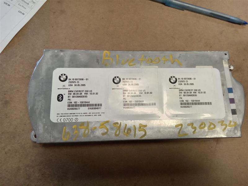 Audio Equipment Radio Am-fm-cd Receiver Fits 04-07 BMW 525i 122610