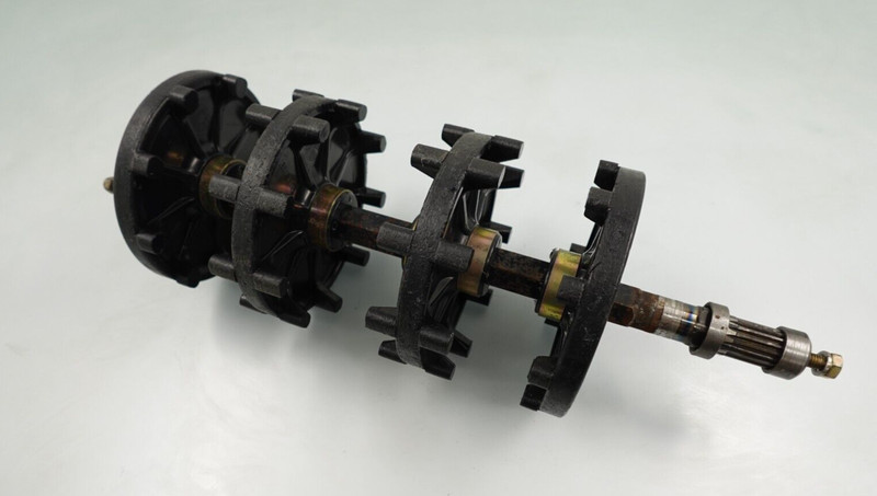 2001 Ski-Doo MXZ 700 OEM Drive Axle Shaft + Sprockets 501027400 504151781