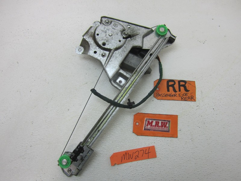 WINDOW MOTOR REGULATOR DOOR GLASS CABLE PASSENGER RR CAR for 96 97 98 AUDI A6 S6