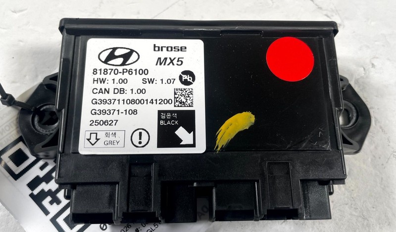 2024-2026 HYUNDAI SANTA FE REAR LIFTGATE CONTROL MODULE UNIT 81870P6100 # 111258