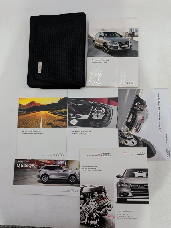 2015 Audi Q5/SQ5 Owners Manual With Case And Navigation MMIFree Ship