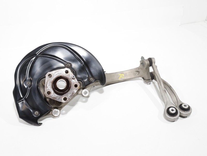 17-23 Audi Q7 Quattro AWD Front Driver Spindle Knuckle Wheel Hub Upper Arms OEM