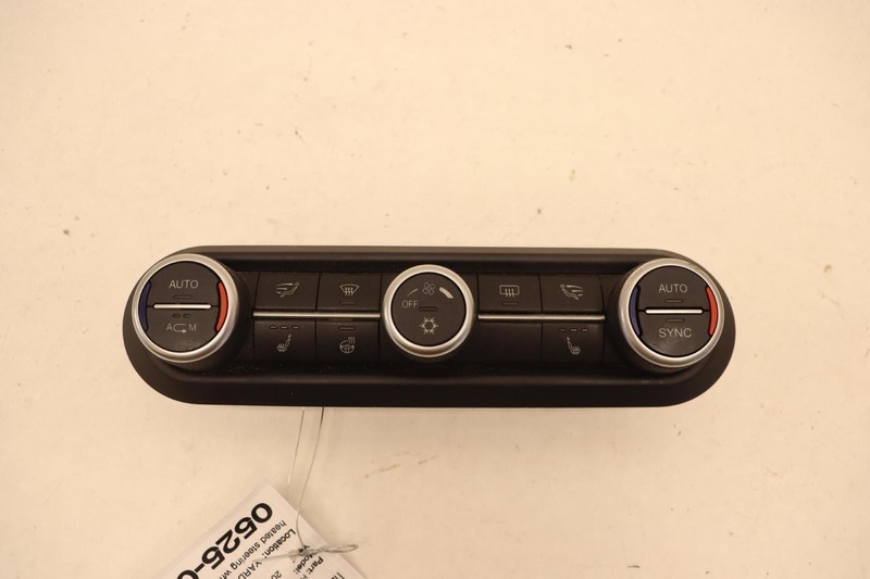 2018-2019 ALFA ROMEO STELVIO DASH HVAC CLIMATE TEMPERATURE CONTROL PANEL OEM