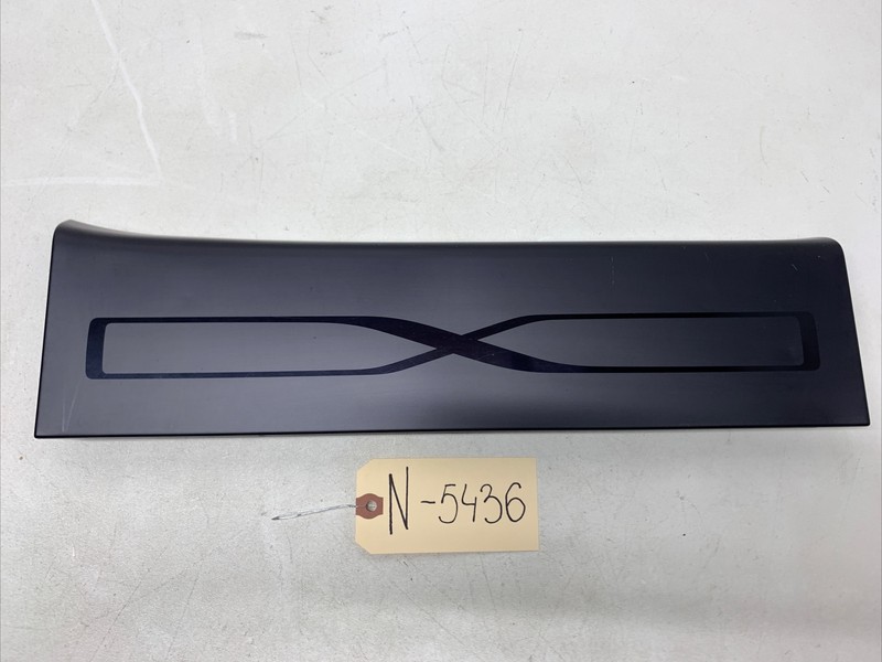 16-20 Tesla Model X Front Right Passenger Door Sill Welcome Plate Trim 5436 B153