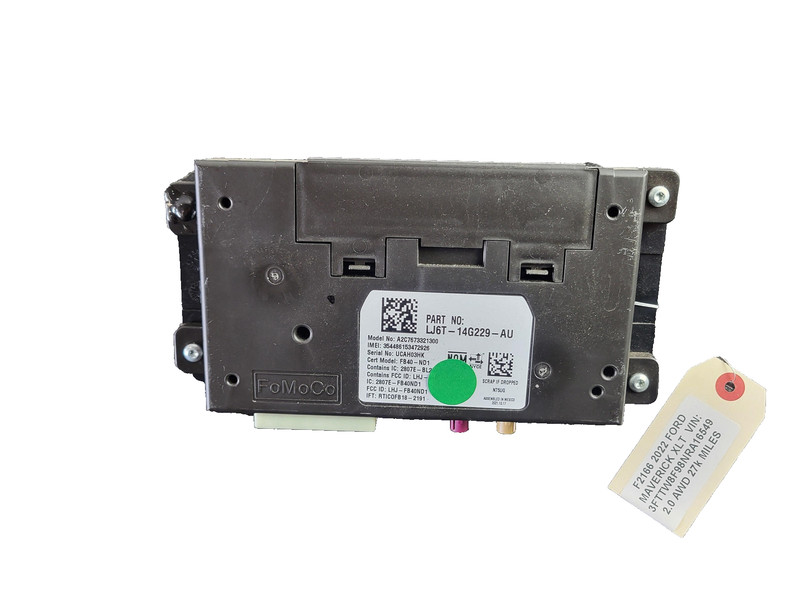 2022-2024 Ford Maverick Communication Telematics Control Module LJ6T-14G299-AU