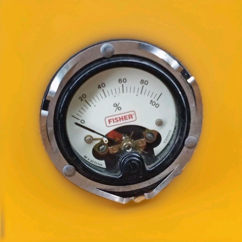 VINTAGE Fisher SE 4-20 DCMA Analog % Gauge