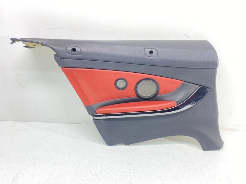 15-20 BMW F82 F83 M4 Rear Left Driver Door Panel Sakhir Orange Red Leather OEM✅