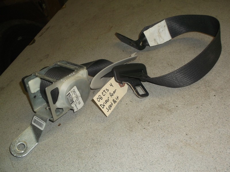 2008 Cadillac CTS 4 Driver's Side Rear Seat Belt Assembly 2029778 25904150