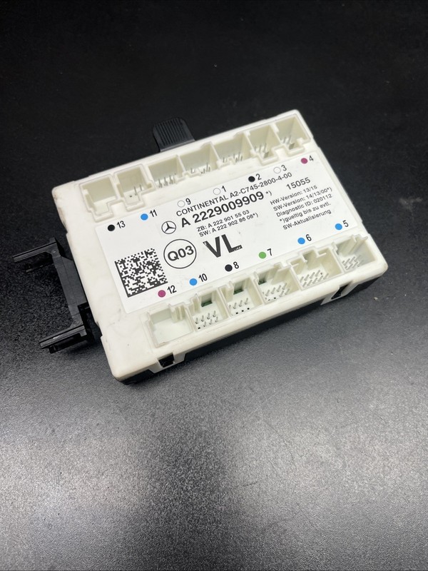 14-17 Mercedes W222 S550 S600 S63 Front Left Side Door Control Module OEM