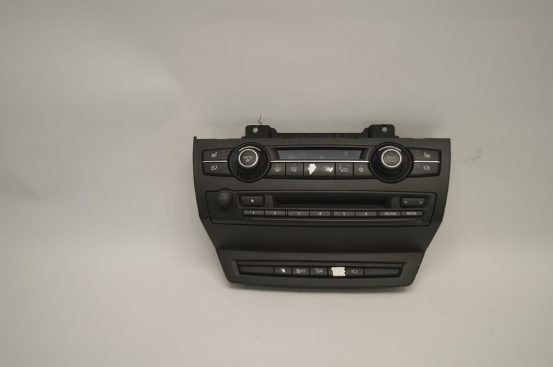 2010-2014 BMW X6M E71 DASH A/C CLIMATE HEATER TEMP & RADIO CD PLAYER OEM