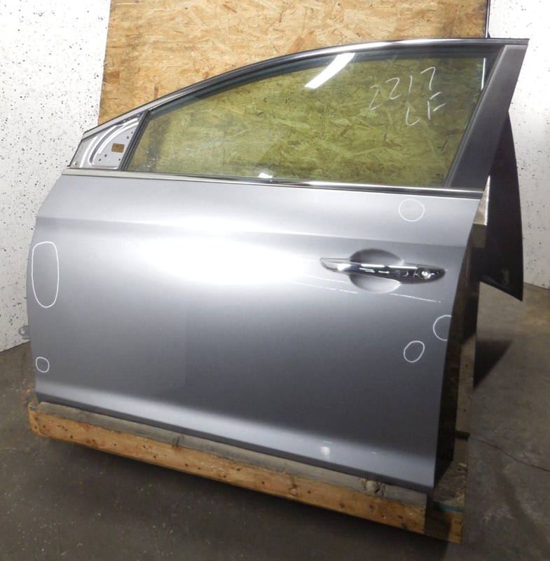 16-19 Hyundai Sonata Hybrid Front Door Assembly Driver Left Electric OEM Korea