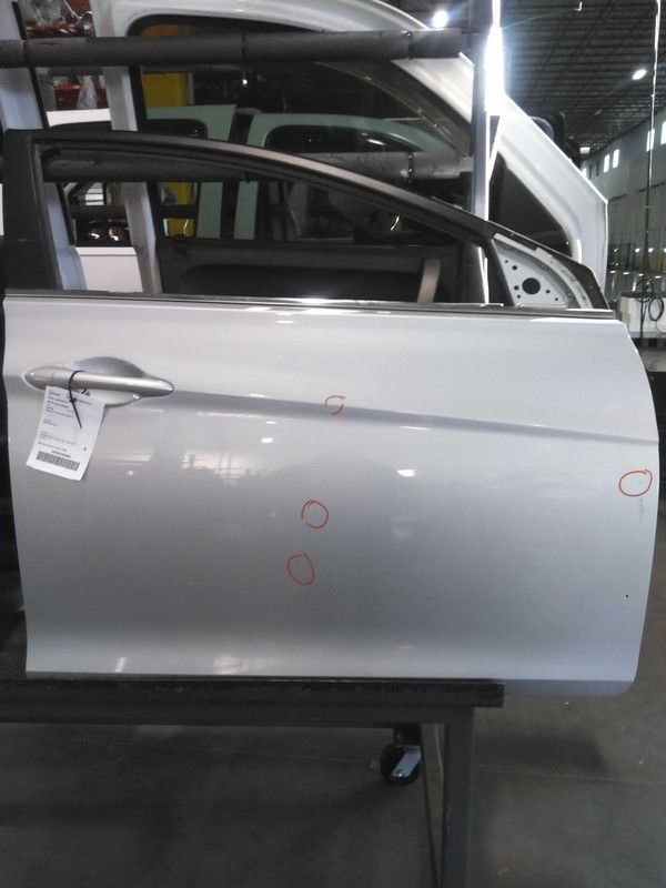 2011 Hyundai Sonata Right Front Door Silver - Used, Scratches & Dents