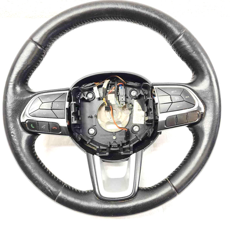 2015 Renegade Leather Black Stitch Steering Wheel Assembly OEM 1041992