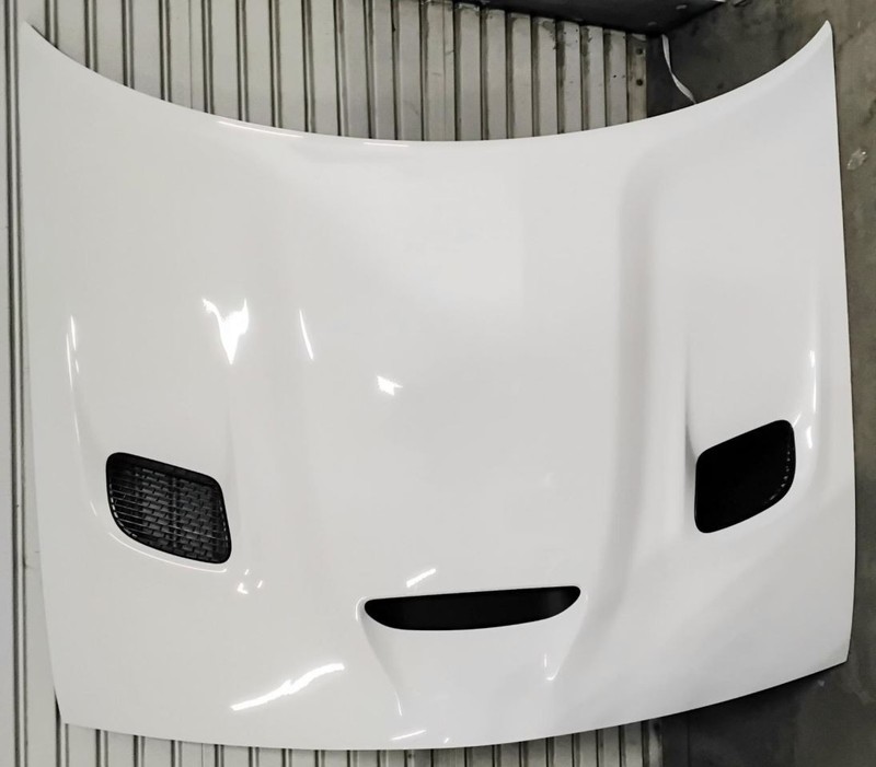 2015-2023 Dodge Challenger Hellcat R/T Scat Pack Hood White 2757 68259672AF