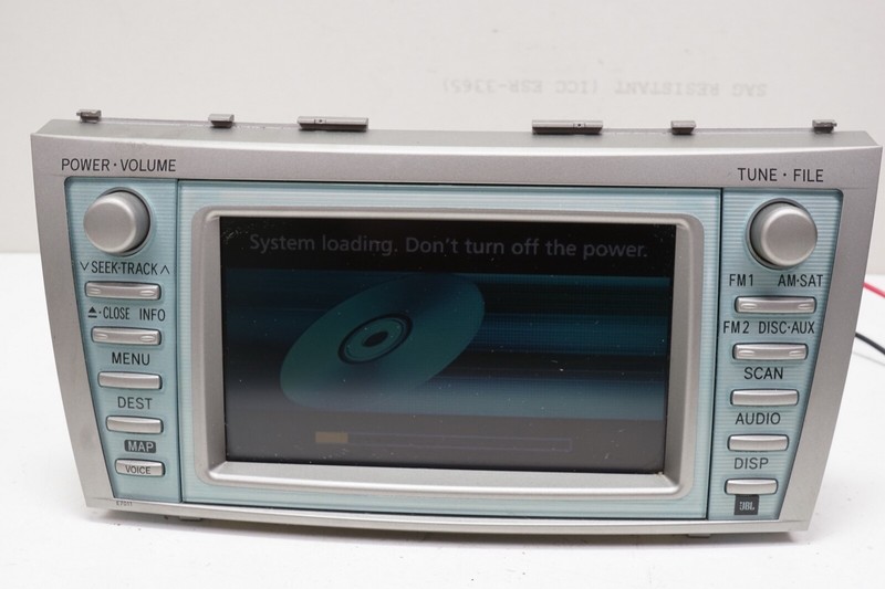 TOYOTA CAMRY Hybrid Navigation NAV Unit Radio AM-FM CD GPS OEM 2007 - 2009