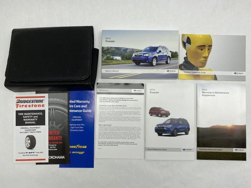 Owners Manual 2014 Subaru Forester 81083