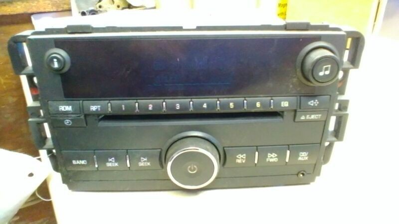 Audio Equipment Radio Am-fm-cd Player Opt U1C Fits 06-08 IMPALA 61655